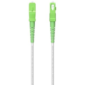 Cable de Fibra Óptica G657A2 3.0 9/125 SMF Aisens A152-0616/ LSZH/ 80m/ Blanco - 8436574707151
