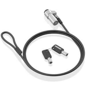 Cable de Seguridad Tipo NANO para Portátiles Aisens ASLK-D45K06-BK/ 1.5m - 8435739901243