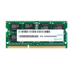 Memoria RAM Apacer DS.04G2K.KAM 4GB/ DDR3/ 1600MHz/ 1.5V/ CL11/ SODIMM - 4712389887351