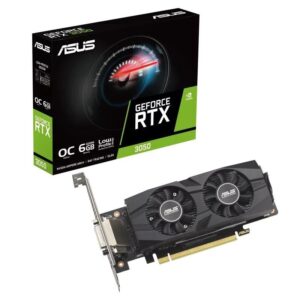 Tarjeta Gráfica Asus GeForce RTX 3050 LP BRK OC Edition/ 6GB GDDR6/ Compatible con Perfil Bajo - 4711387515259