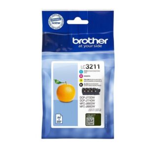 Cartucho de Tinta Original Brother LC-3211VAL Multipack/ Cian/ Magenta/ Amarillo/ Negro - 4977766780148