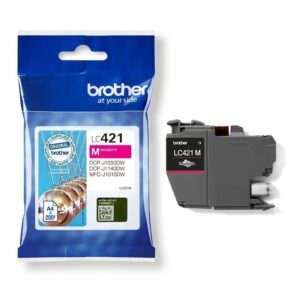 Cartucho de Tinta Original Brother LC421/ Magenta - 4977766810388
