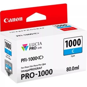Cartucho de Tinta Original Canon PFI-1000C/ Cian - 4549292046373