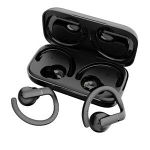 Auriculares Deportivos Bluetooth Daewoo DW2003 con estuche de carga/ Autonomía 8h/ Negros - 8436533798169