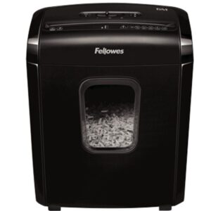 Destructora Fellowes 6M/ Minicorte de 4 x 12mm/ Negra - 0043859743568