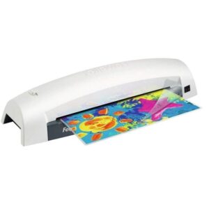Plastificadora Fellowes Lunar A3 5716701/ hasta A3 y 80-125 Micras/ Blanca y Negra - 0043859624430