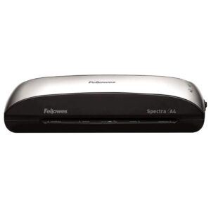 Plastificadora Fellowes Spectra A4/ hasta A4 y 125 Micras/ Negra y Gris - 0043859680214
