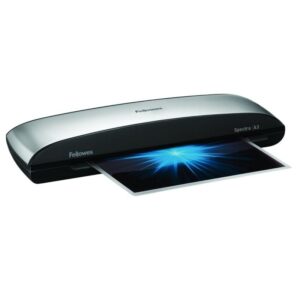 Plastificadora Fellowes Spectra A3/ hasta A3 y 125 Micras/ Gris y Negra - 0043859680306