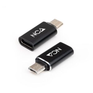 Adaptador Nanocable 10.02.0014/ MicroUSB Macho - USB Tipo-C Hembra - 8433281013674