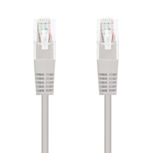 Cable de Red RJ45 UTP Nanocable 10.20.0115 Cat.5/ 15m/ Gris - 8433281000926