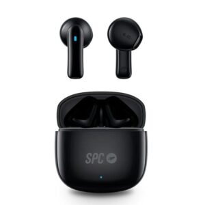 Auriculares Bluetooth SPC Zion 2 Play con estuche de carga/ Autonomía 7h/ Negros - 8436609912154