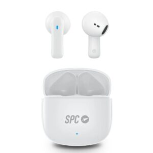 Auriculares Bluetooth SPC Zion 2 Play con estuche de carga/ Autonomía 7h/ Blancos - 8436609912147