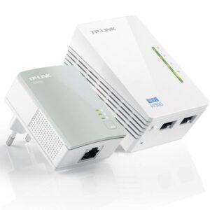Adaptador Powerline TP-Link TL-WPA4220KIT 300Mbps/ Alcance 300m/ Pack de 2 - 6935364032258