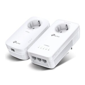 Adaptador Powerline TP-Link TL-WPA8631P 1300Mbps/ Alcance 300m/ Pack de 2 - 6935364052539
