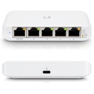 Switch Gestionable Ubiquiti USW-Flex Mini 5 Puertos/ RJ45 10/100/1000 POE - 0817882029698
