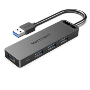 Hub USB 3.0 Vention CHLBD/ 4xUSB/ MicroUSB PD - 6922794746633