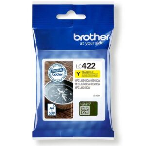 Cartucho de Tinta Original Brother LC-422/ Amarillo - 4977766815574