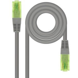 Cable de Red RJ45 UTP Nanocable 10.20.1415 Cat.6/ 15m/ Gris - 8433281014671