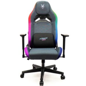 Silla Gaming Woxter Stinger Station Elite/ Luces LED/ Azul y Rosa - 8435089039597