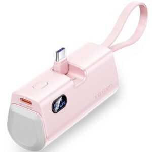 Powerbank 4800mAh Vention FHQP0/ 22.5W/ Rosa - 6922794784703