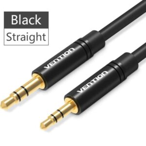 Cable Estéreo Vention BALBH/ Jack 3.5 Macho - Jack 2.5 Macho/ 2m/ Negro - 6922794740662