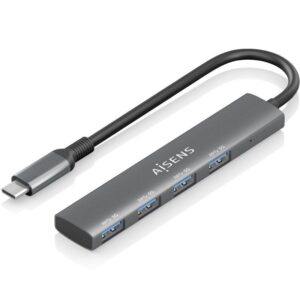 Hub USB Tipo-C 3.0 Aisens A109-0943/ 4xUSB - 8435739903100