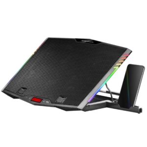 Soporte Refrigerante Mars Gaming MNBC5 para Portátiles hasta 17.3'/ Iluminación LED - 4710562757699