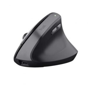 Ratón Vertical Inalámbrico Trust Bayo II/ Batería recargable/ Hasta 2400 DPI