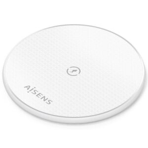 Base de carga Inalámbrica Aisens ASCH-15W1WC057-W/ 15W/ Blanco - 8435739903445