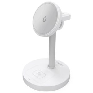 Base de carga Inalámbrica Aisens ASCH-15W3WC065-W/ 15W/ Blanco - 8435739903520