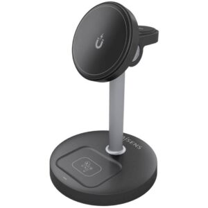 Base de carga Inalámbrica Aisens ASCH-15W3WC066-BK/ 15W/ Negro - 8435739903537