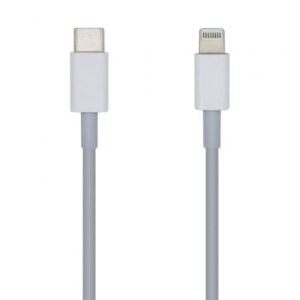 Cable USB 2.0 Tipo-C Lightning Aisens A102-0441/ Lightning Macho - USB Tipo-C Macho/ 480Mbps/ 20cm/ Blanco