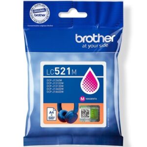 Cartucho de Tinta Original Brother LC521M/ Magenta - 4977766839235