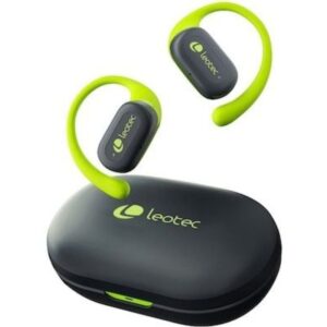 Auriculares Deportivos Bluetooth Leotec Open Air Zenith Sport con estuche de carga/ Autonomía 6.5h/ Lima - 8436588883469