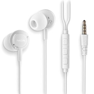 Auriculares Intrauditivos NGS Cross Drift/ con Micrófono/ Jack 3.5/ Blancos - 8435430627213