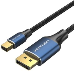 Cable Mini DisplayPort 1.4 8K Vention HCFLG/ DisplayPort Macho - Mini DisplayPort Macho/ 1.5m/ Negro y Azul - 6922794772281