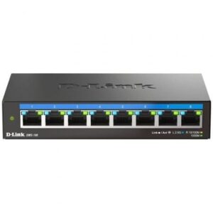 Switch D-Link DMS-108 8 Puertos/ RJ-45 10/100/1000/2.5 Gbps