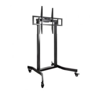 Soporte de Suelo Eléctrico con Ruedas TooQ FSM02-B para TV 55-100'/ hasta 120kg