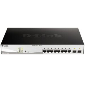 Switch Gestionable D-Link DGS-1210-10MP 10 Puertos/ RJ-45 10/100/1000/ PoE/ SFP - 0790069467714