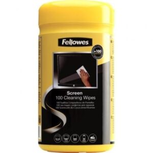 Dispensador de 100 Toallitas Fellowes 9183101 para Limpieza de Pantallas/ Pack de 6 Unidades - 5007751199703