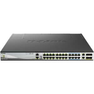 Switch D-Link DMS-3130-30PS/E 24 Puertos/ RJ-45 Gigabit 10Gbps/ PoE/ SFP - 0790069467172