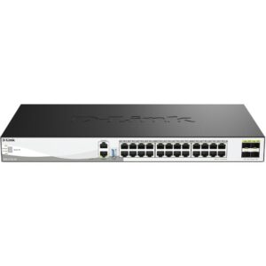 Switch Gestionable D-Link DXS-3130-28/E 24 Puertos/ RJ-45 10Gbps/ SFP/ PoE - 0790069476945