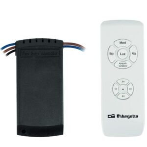 Kit Orbegozo RCM 9000 para Ventilador de Techo/ Incluye Receptor y Mando a Distancia