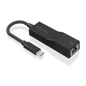 Adaptador USB Tipo-C - RJ45 Aisens A109-0765/ 1000Mbps