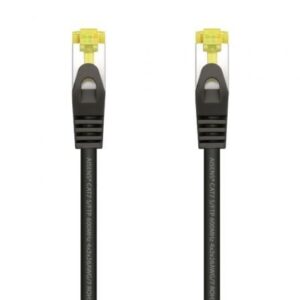 Cable de Red RJ45 SFTP Aisens A146-0484 Cat.7/ 25cm/ Negro - 8436574705355