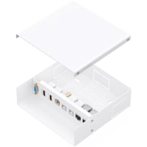 Caja de Conexiones Aisens A127-1031/ VGA - 2x HDMI - Jack 3.5 - 2x USB-B - 2x RJ45
