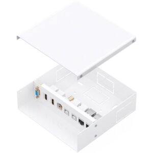 Caja de Conexiones Aisens A127-1031/ VGA - 2x HDMI - Jack 3.5 - 2x USB-B - 2x RJ45 - 8435739905098