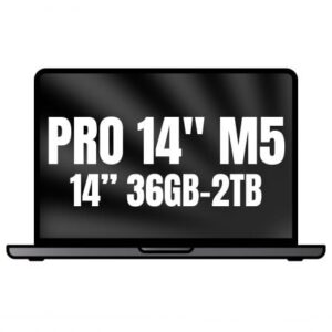 Apple Macbook Pro 14'/ M5 Max 18-Core CPU/ 36GB/ 2TB SSD/ 32-Core GPU/ Negro Espacial