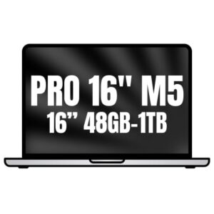 Apple Macbook Pro 16'/ M5 Pro 18-Core CPU/ 48GB/ 1TB SSD/ 20-Core GPU/ Plata - 0195950713510