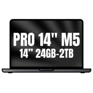 Apple Macbook Pro 14'/ M5 Pro 15-Core CPU/ 24GB/ 2TB SSD/ 16-Core GPU/ Negro Espacial - 0195951255415